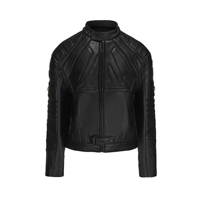 Arden Code Contrasting motorcycle jacket
