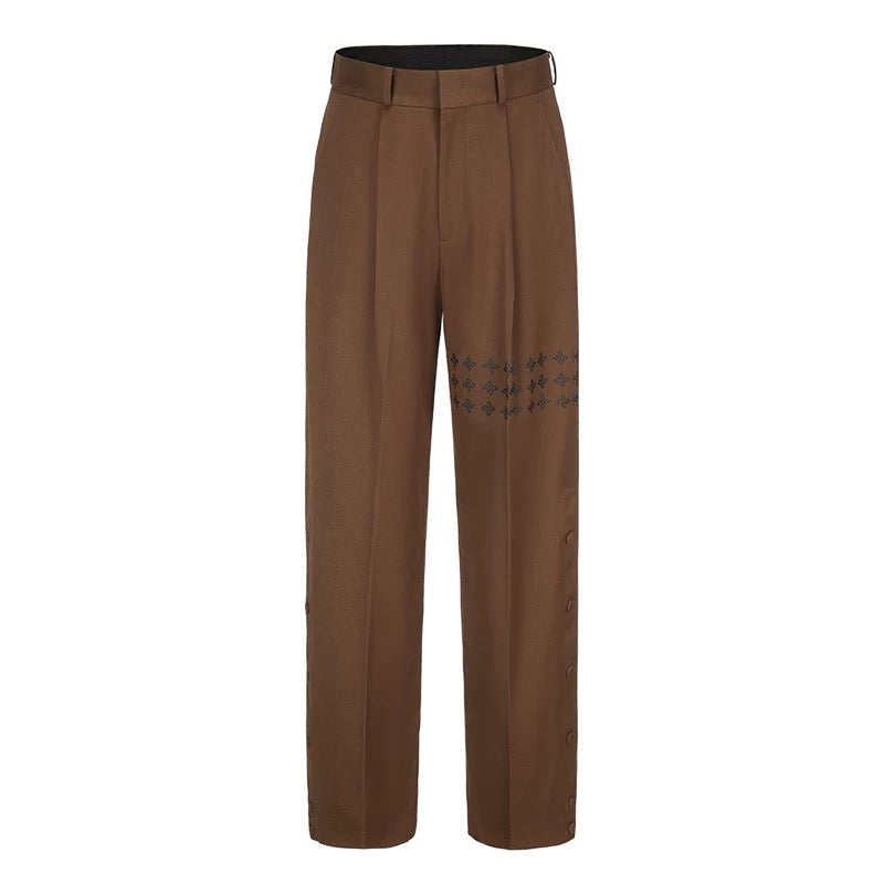 Arden Code Cross printed suit jacket + pants
