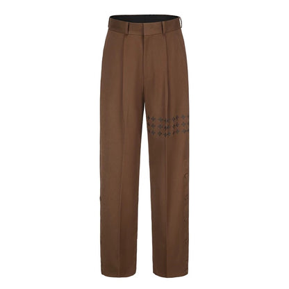 Arden Code Cross printed suit jacket + pants