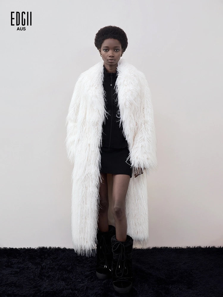 EDGII ED50AW1002 Long fur coat