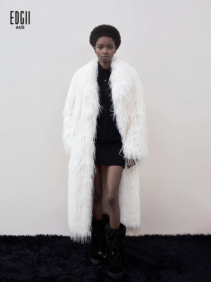 EDGII ED50AW1002 Long fur coat