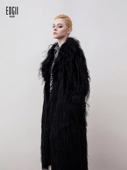 EDGII ED50AW1002 Long fur coat