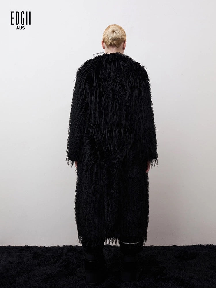 EDGII ED50AW1002 Long fur coat