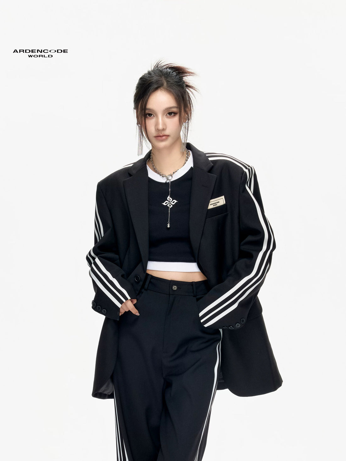 Arden Code Loose blend suit jacket