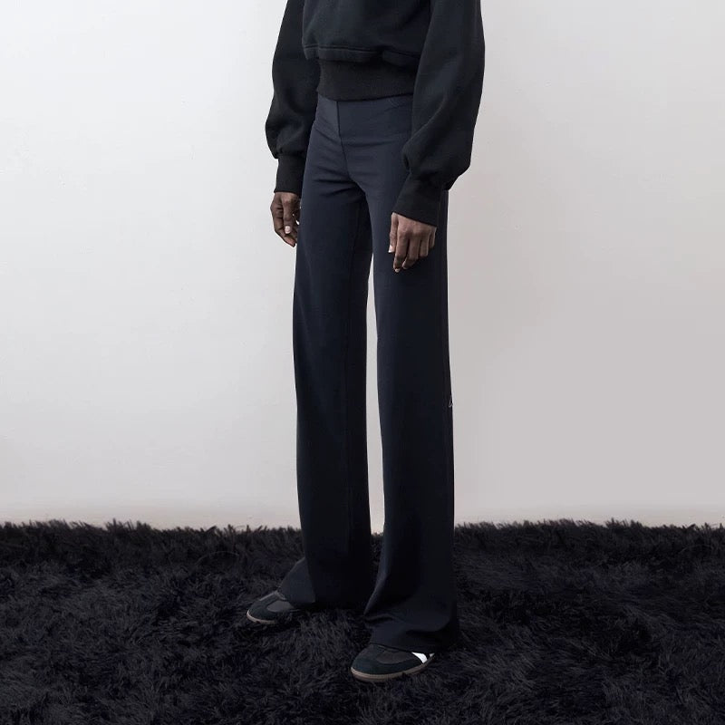 EDGII ED50AW13003 High waisted slimming micro flared pants