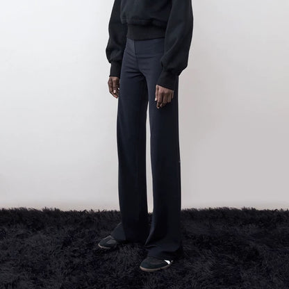 EDGII ED50AW13003 High waisted slimming micro flared pants
