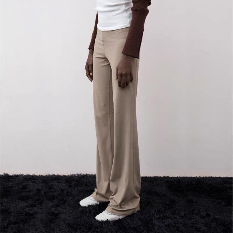 EDGII ED50AW13003 High waisted slimming micro flared pants