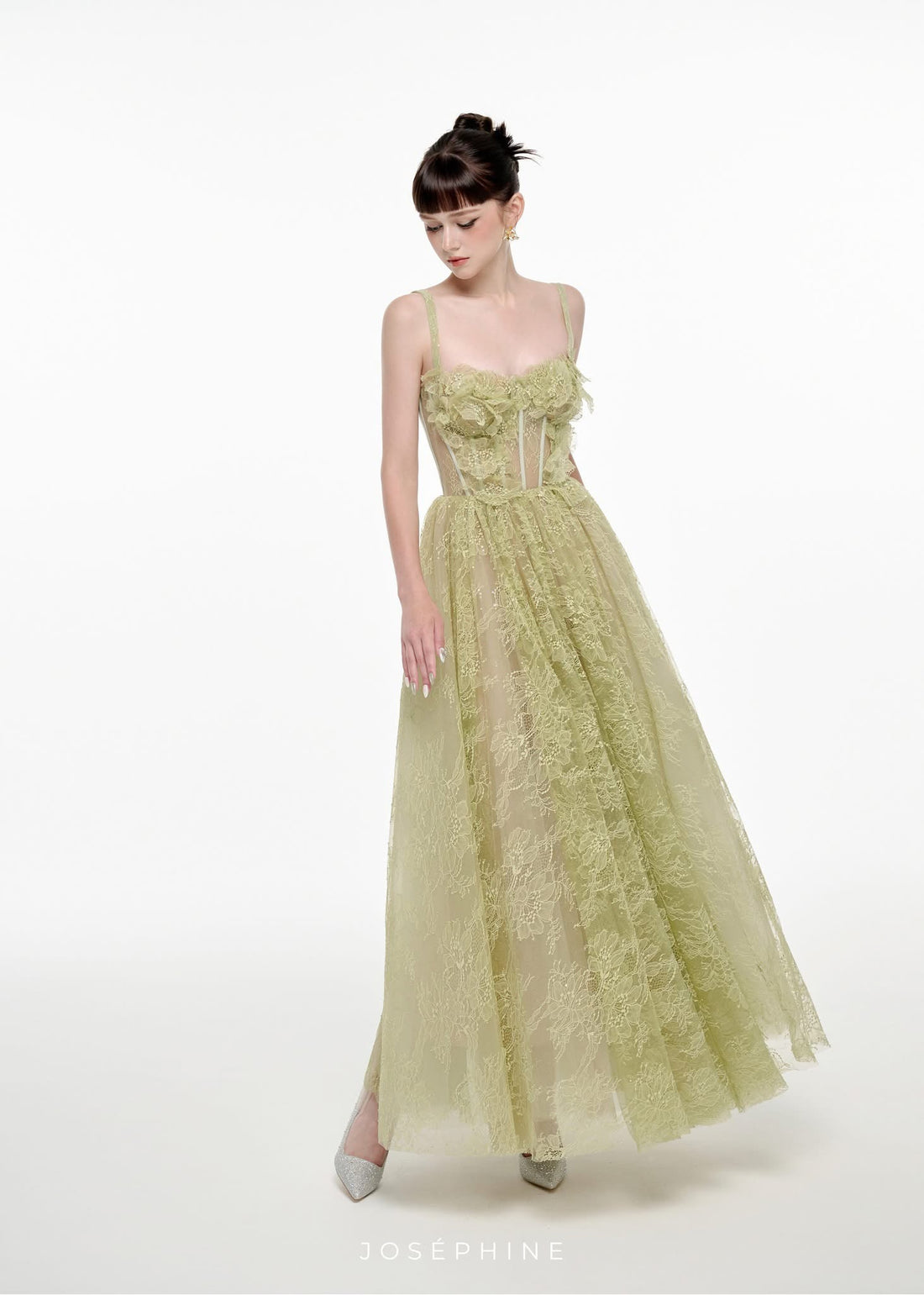 Josephine Calla Dress (Green)