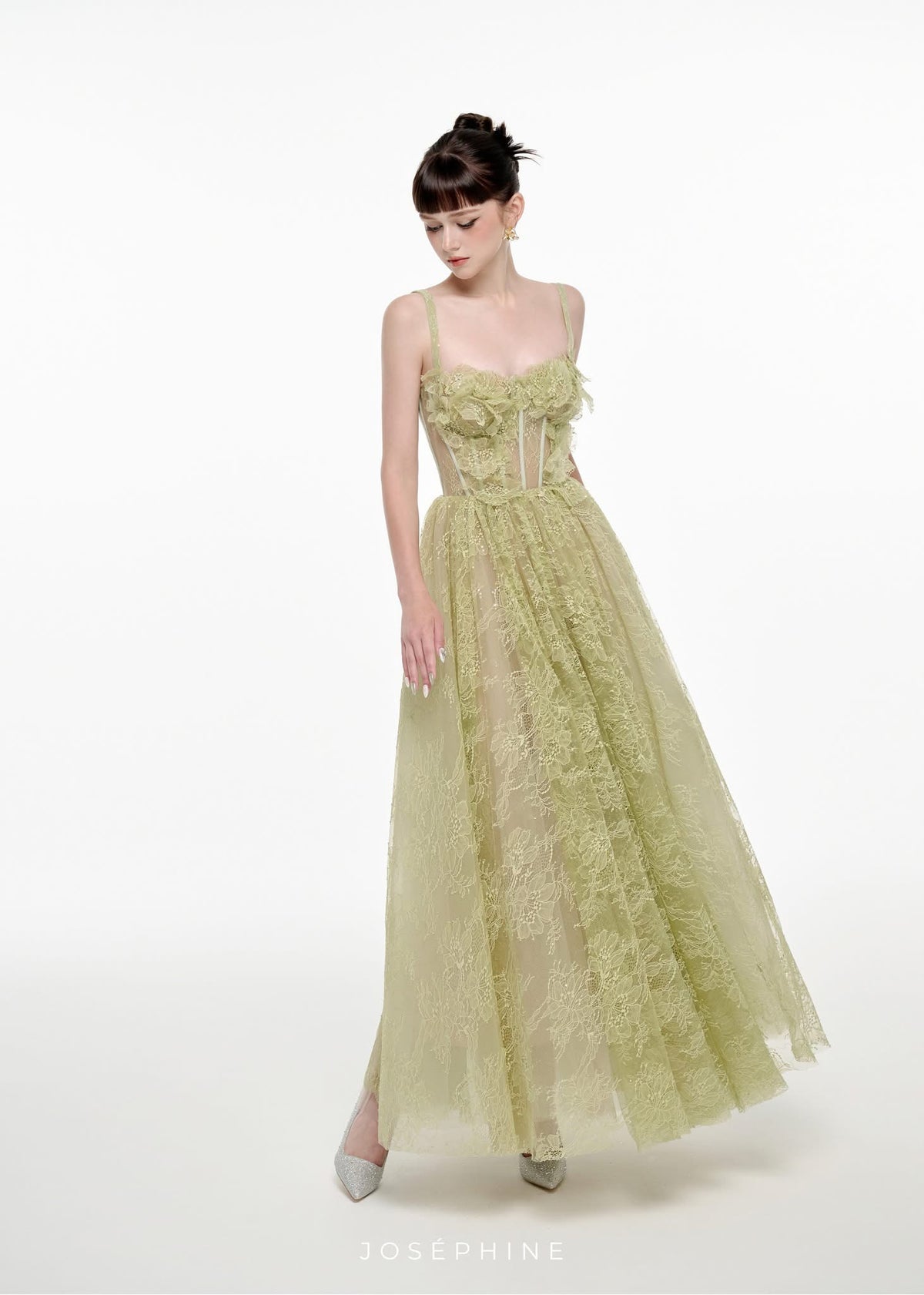 Josephine Calla Dress (Green)