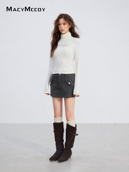 MacyMccoy MMC2025201 Diamond high neck brushed base top