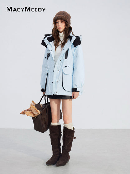 MacyMccoy MMC2025197 Color-blocking Parka Down Jacket