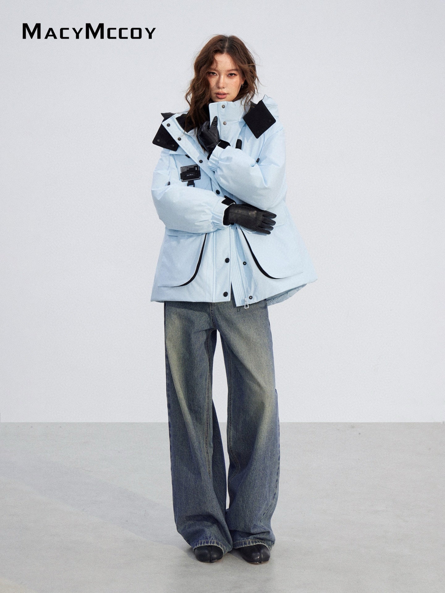 MacyMccoy MMC2025197 Color-blocking Parka Down Jacket