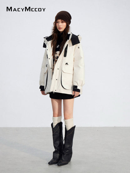 MacyMccoy MMC2025197 Color-blocking Parka Down Jacket