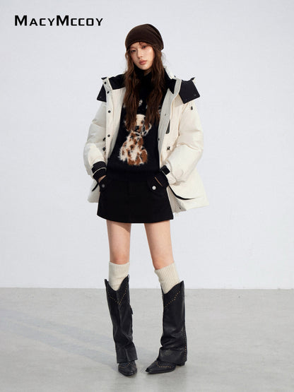 MacyMccoy MMC2025197 Color-blocking Parka Down Jacket