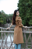 Masion Wester Double-Faced Woolen Maxi Coat(4color)