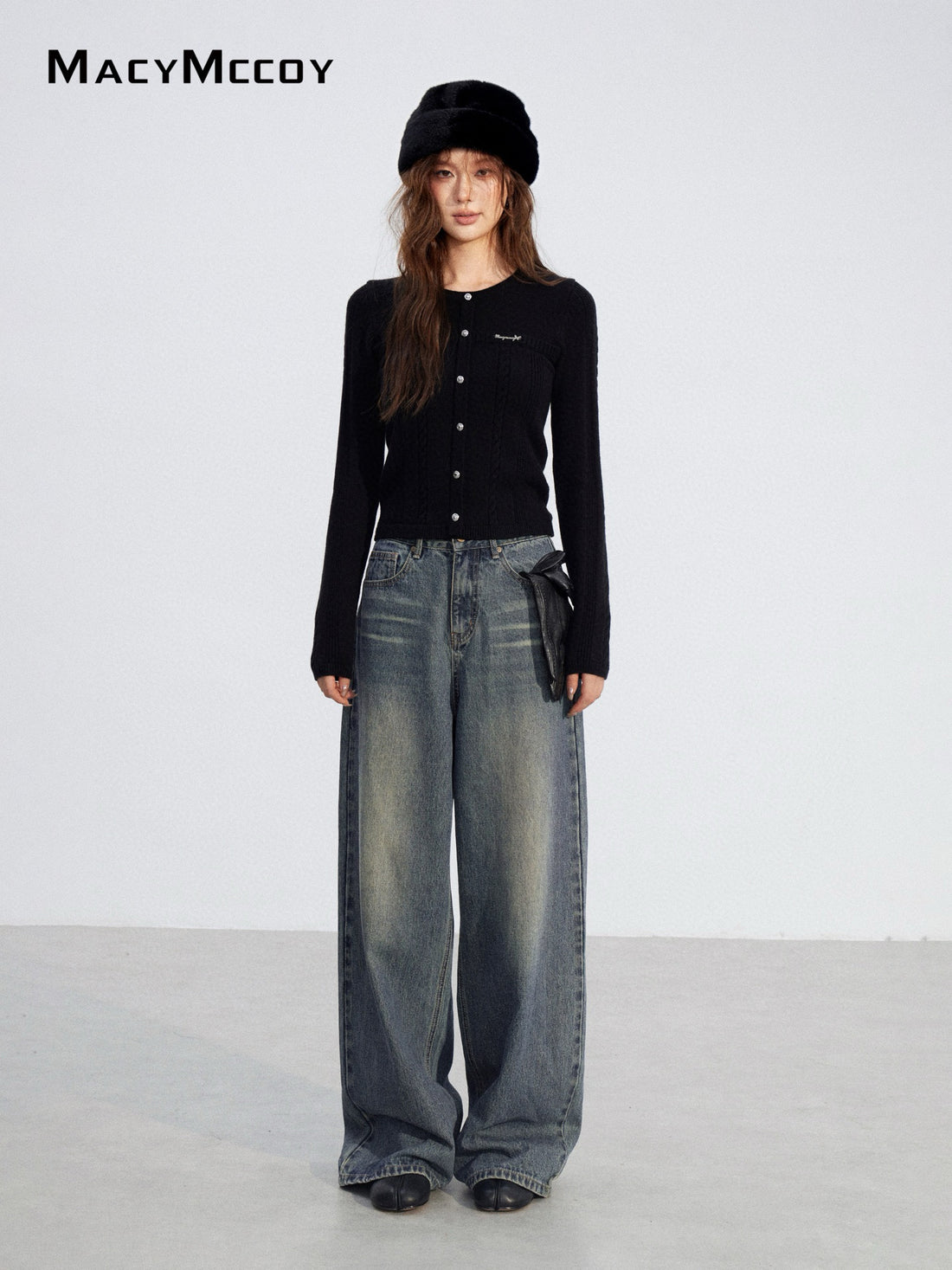 MacyMccoy MMC2025216 Twisted Knitted Top