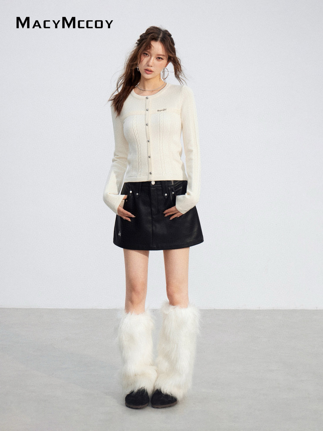 MacyMccoy MMC2025216 Twisted Knitted Top