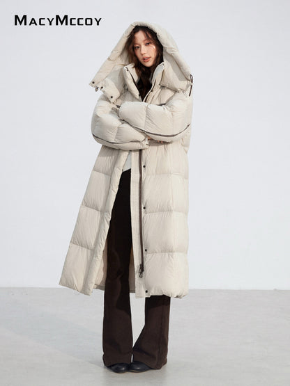MacyMccoy MMC2025212 Hooded long down jacket