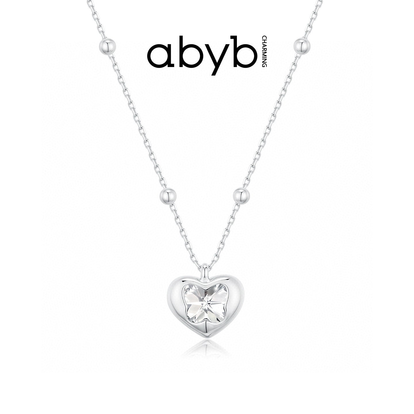 ABYB CHARMING Heart Language Necklace
