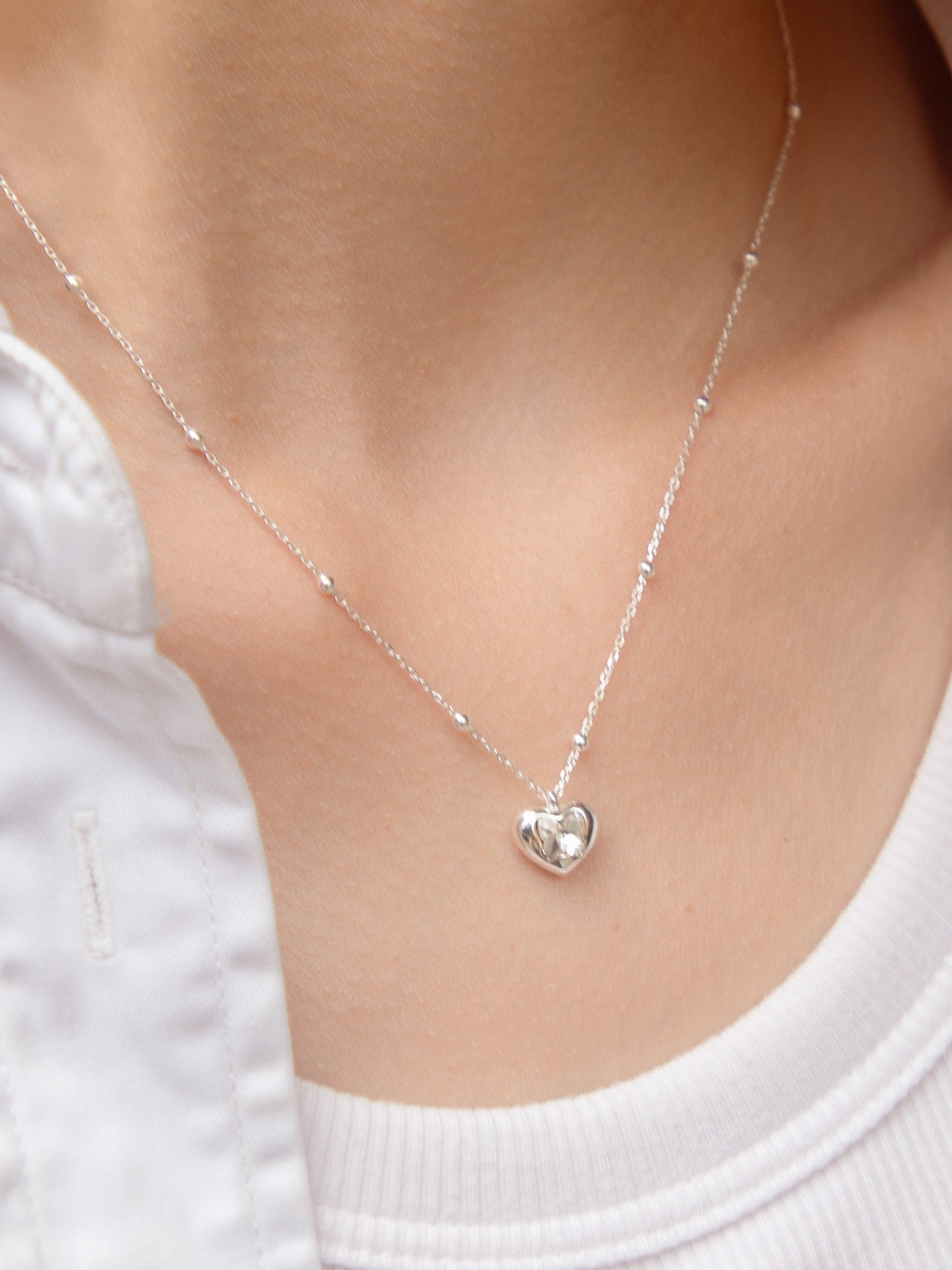 ABYB CHARMING Heart Language Necklace