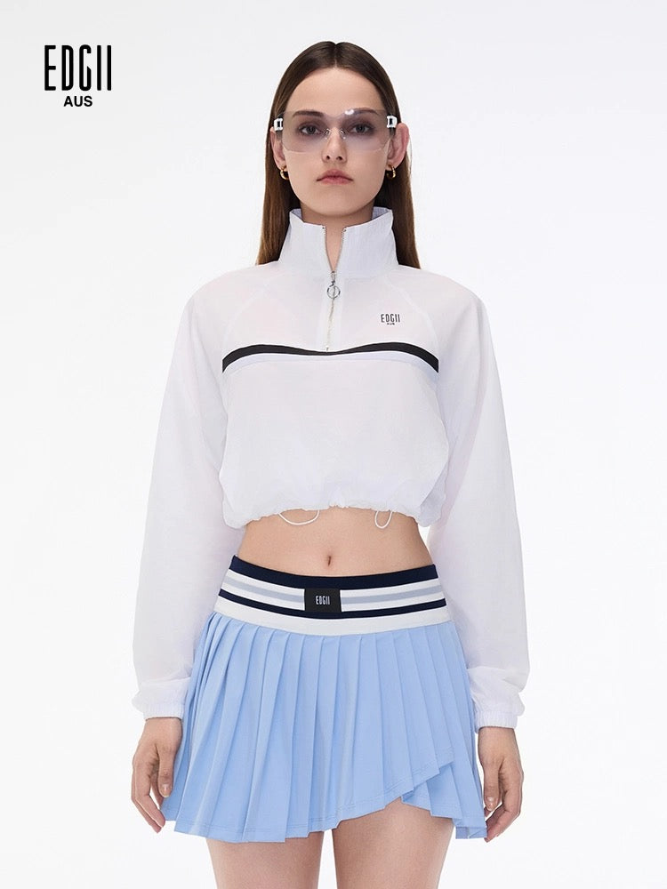 EDGII ED25SS3003 Zipper woven jacket (2color)