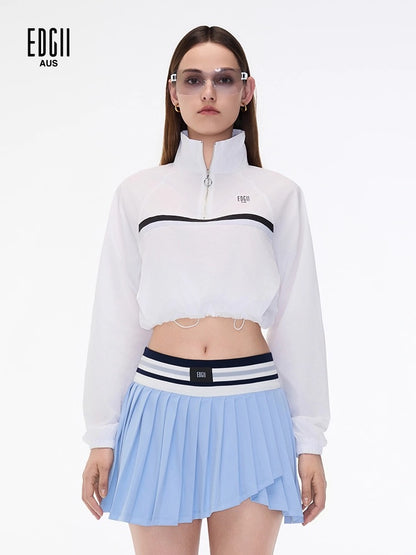 EDGII ED25SS3003 Zipper woven jacket (2color)