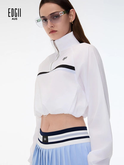 EDGII ED25SS3003 Zipper woven jacket (2color)