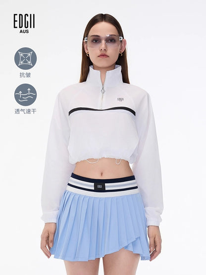EDGII ED25SS3003 Zipper woven jacket (2color)
