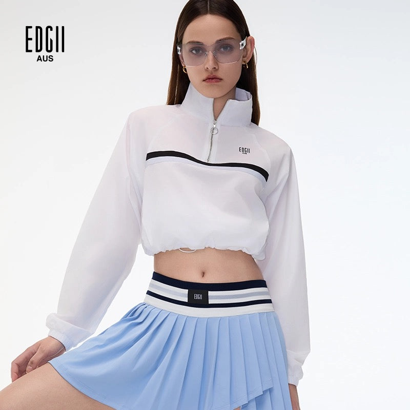 EDGII ED25SS3003 Zipper woven jacket (2color)