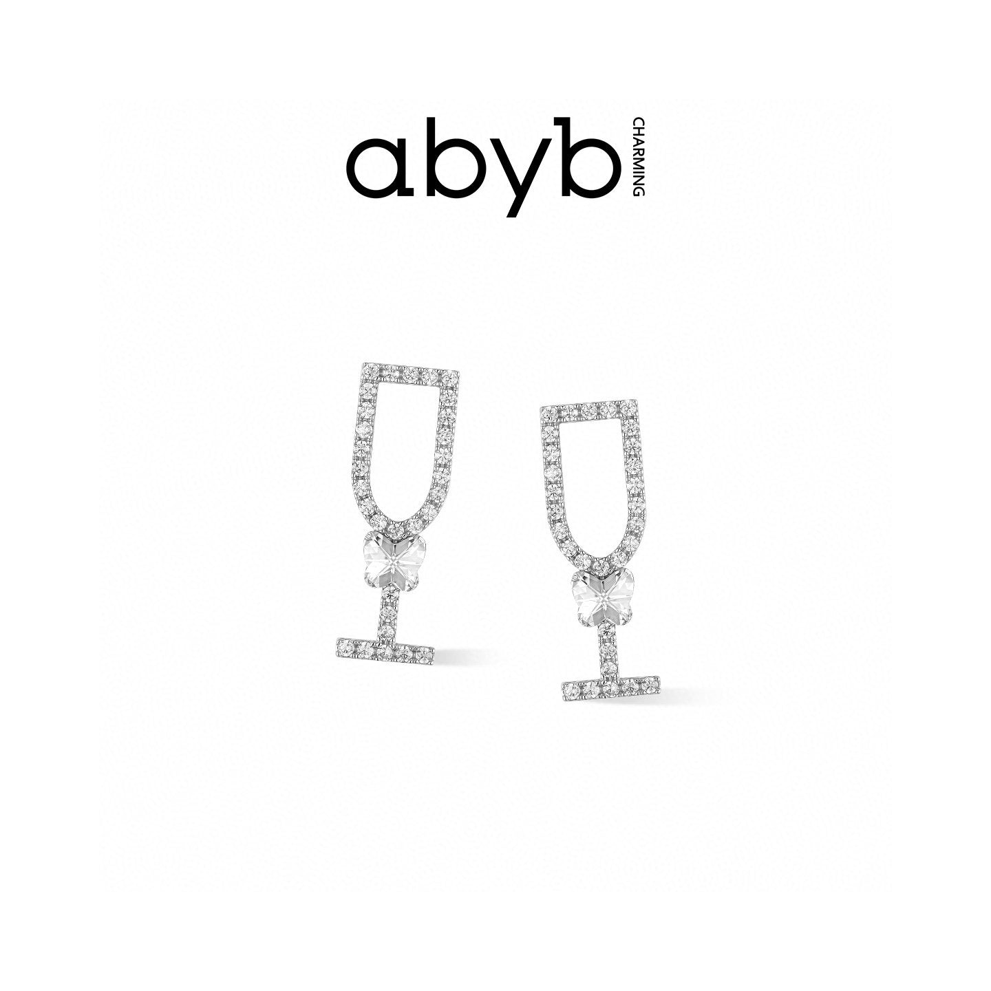 ABYB CHARMING Champagne Phantom Earrings