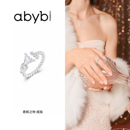 ABYB CHARMING Champagne Kiss Ring