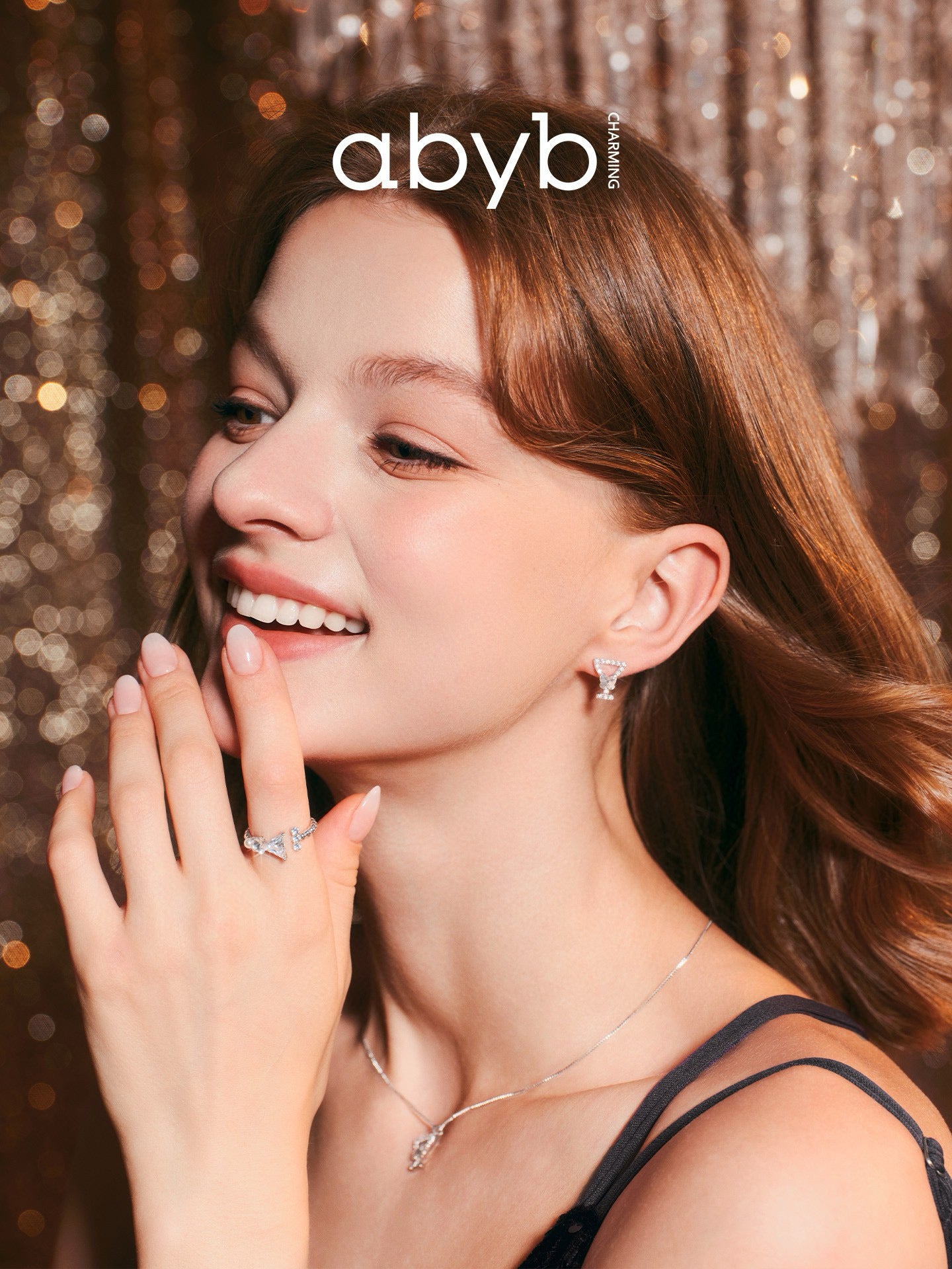 ABYB CHARMING Champagne Kiss Ring