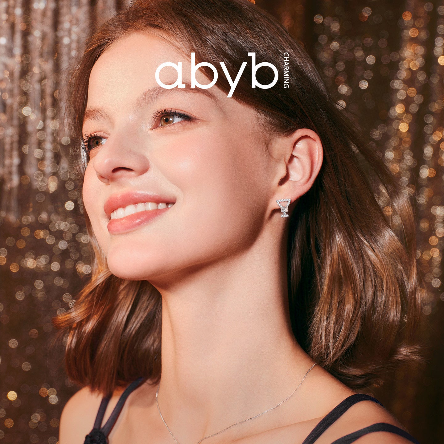 ABYB CHARMING Red Wine Glass Earrings