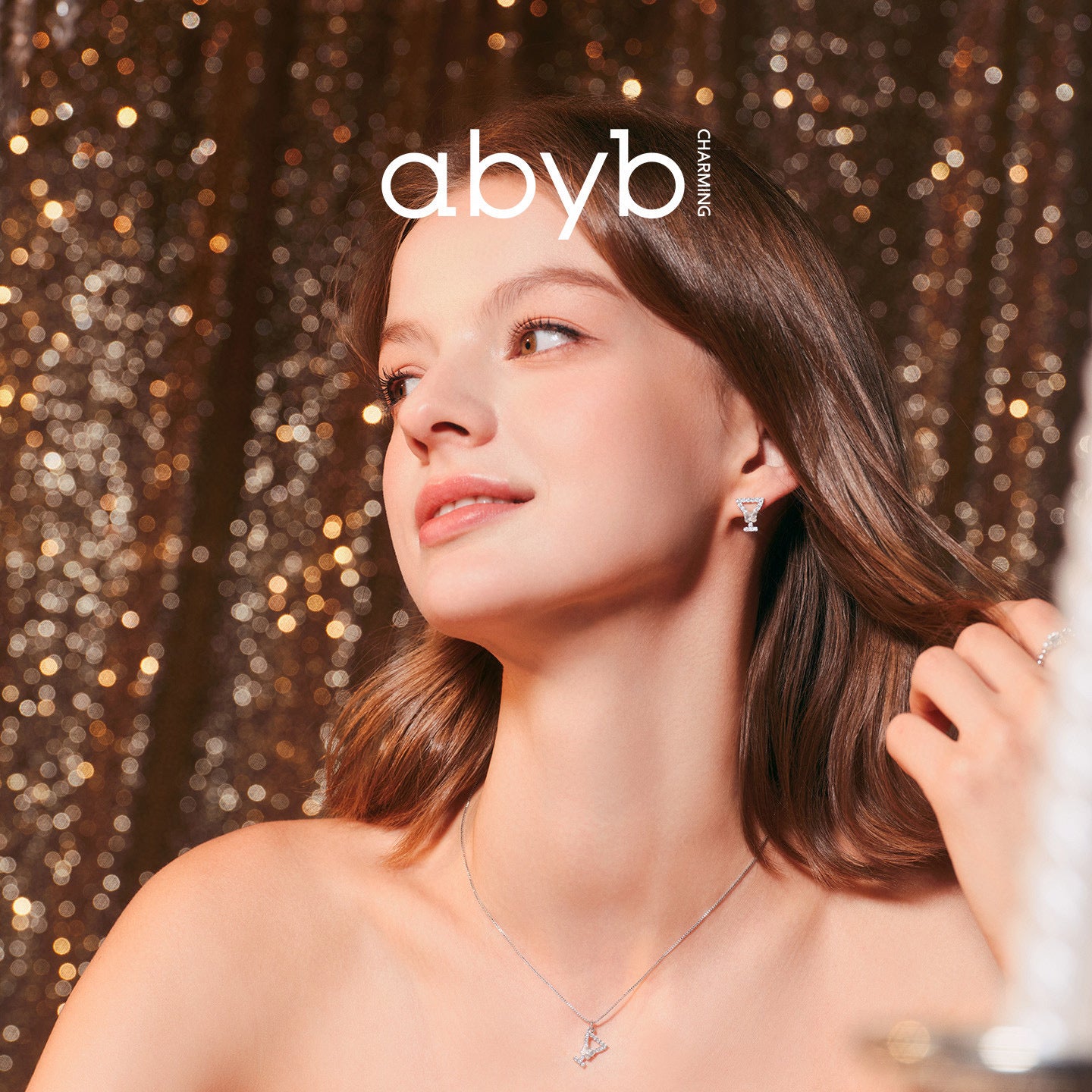 ABYB CHARMING Red Wine Glass Earrings