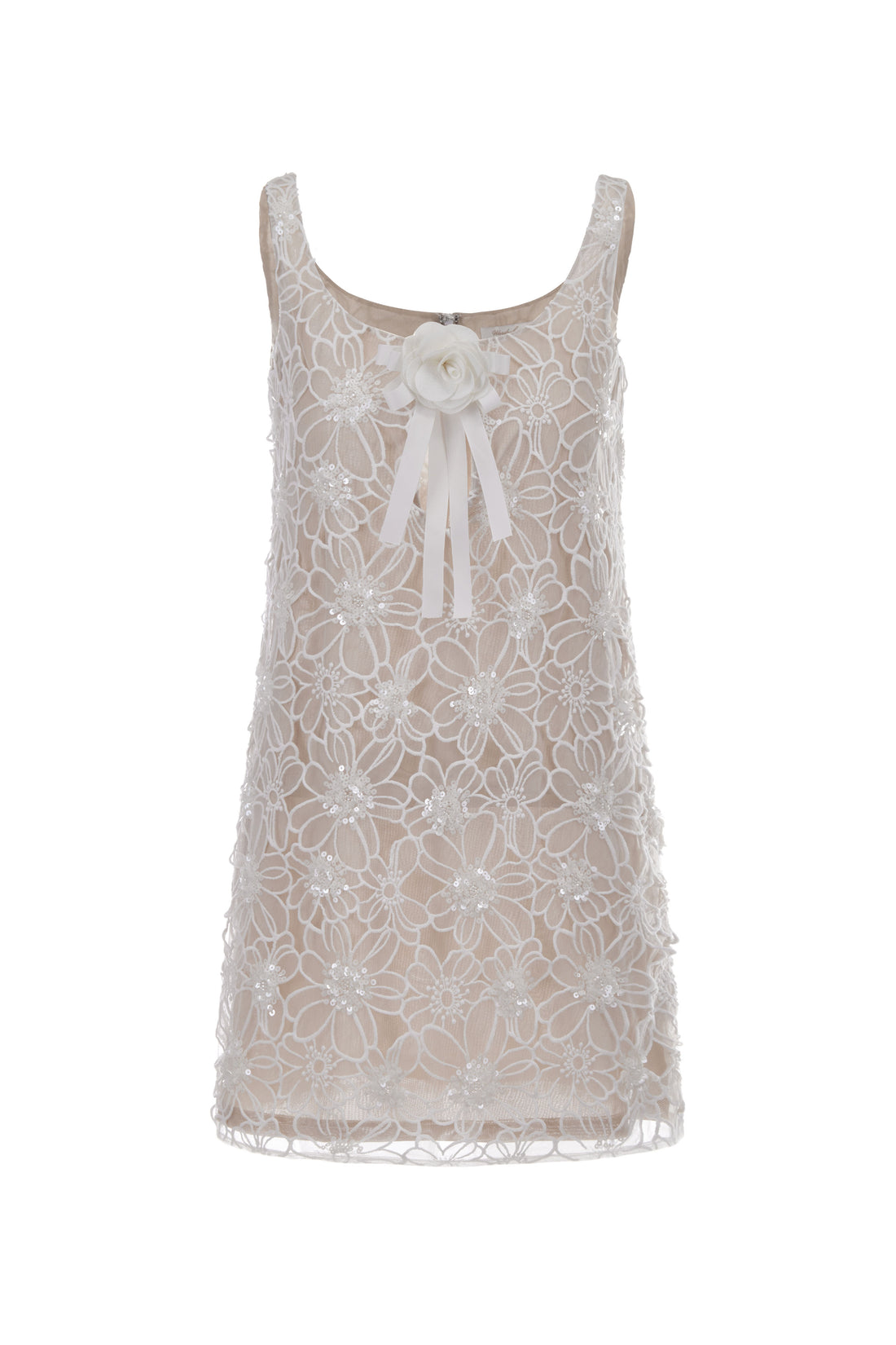 Wardrobes by chen Cutout Beaded Butterfly Embellished Dress