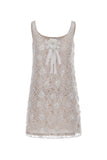 Wardrobes by chen Cutout Beaded Butterfly Embellished Dress