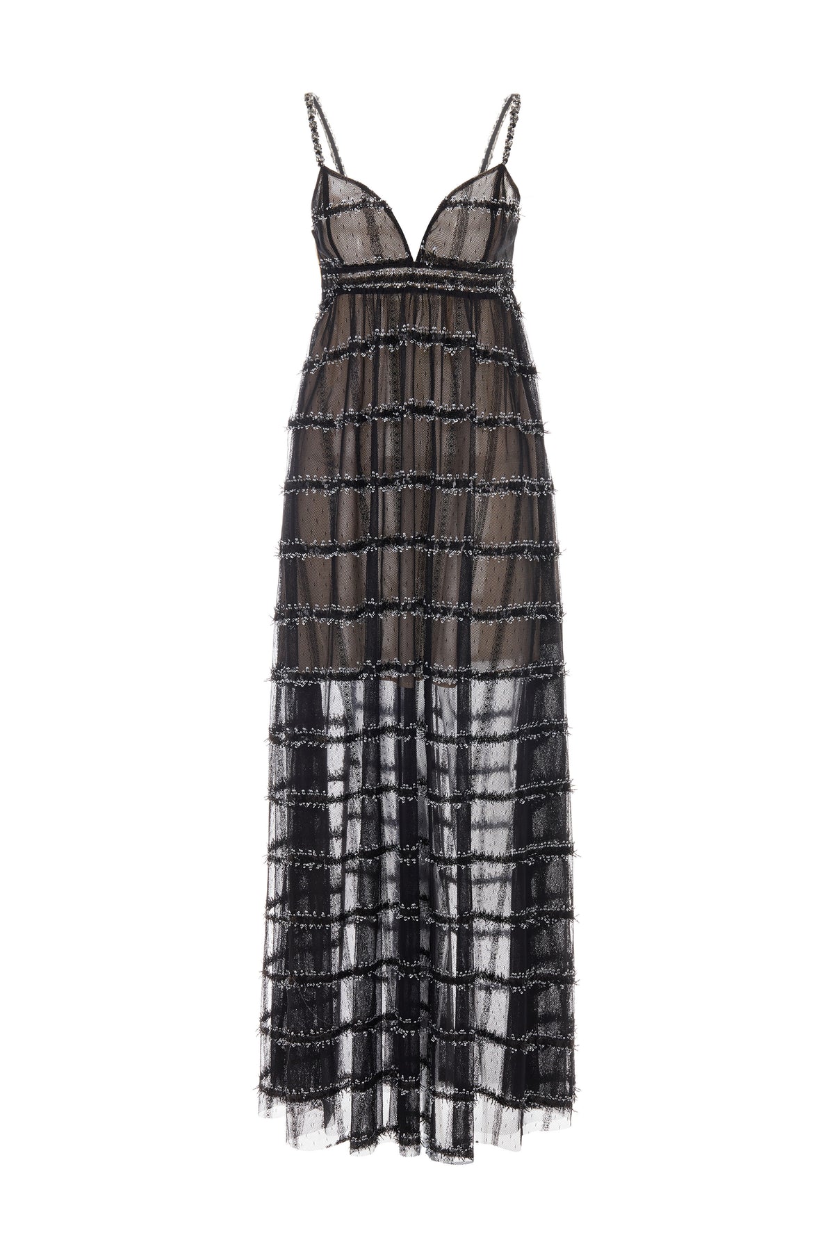 Wardrobes by chen Luxurious Rhinestone Chain Dress