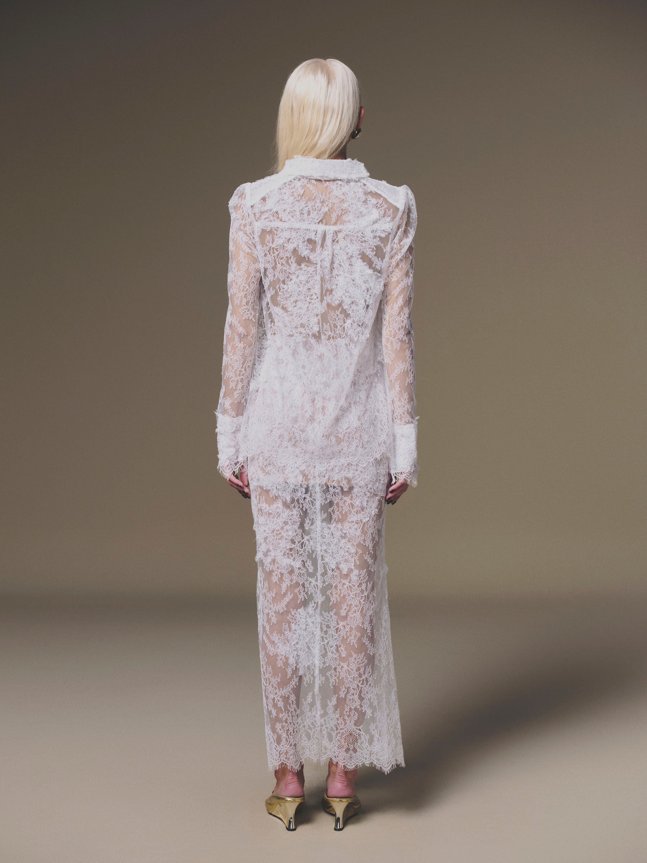 KEIRA TONG Petal Sheer Top &amp; Petal Sheer Skirt