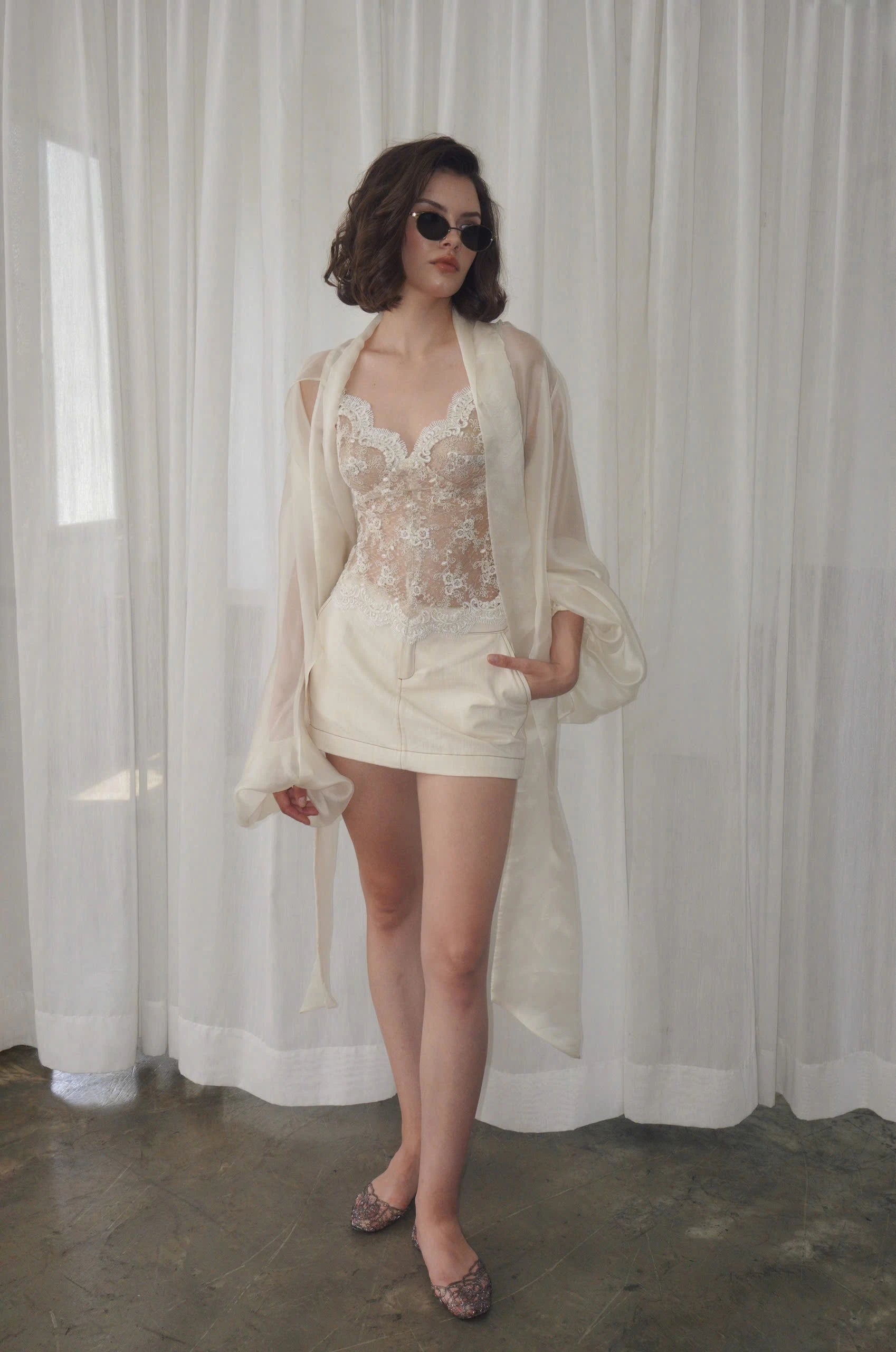 OIA Jakira Lace Top &amp; Romi Shirt &amp; Gaia skirt