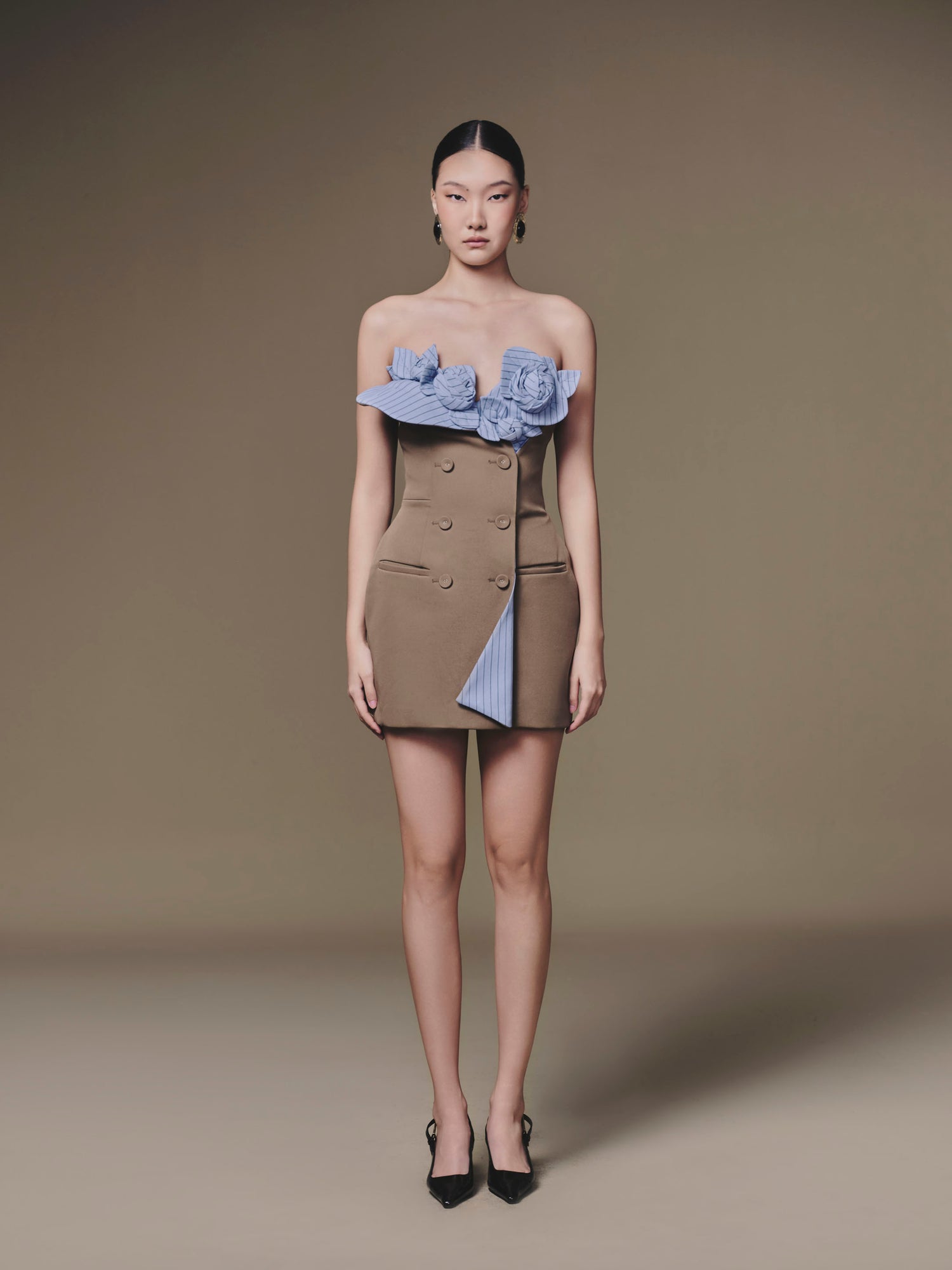 KEIRA TONG Petal Bustier Dress