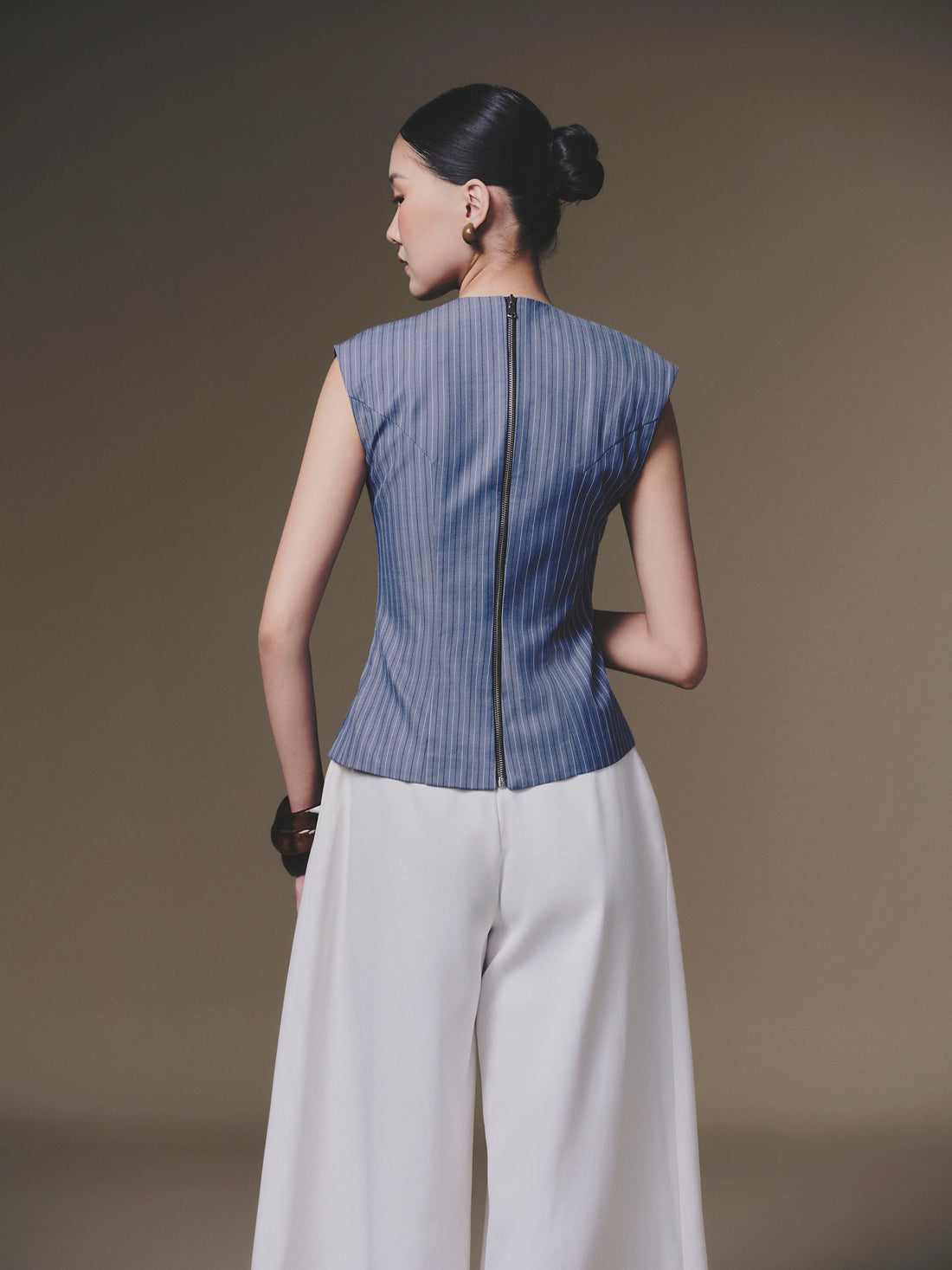 KEIRA TONG Double Vest &amp; Samurai Pants