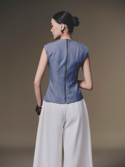 KEIRA TONG Double Vest &amp; Samurai Pants