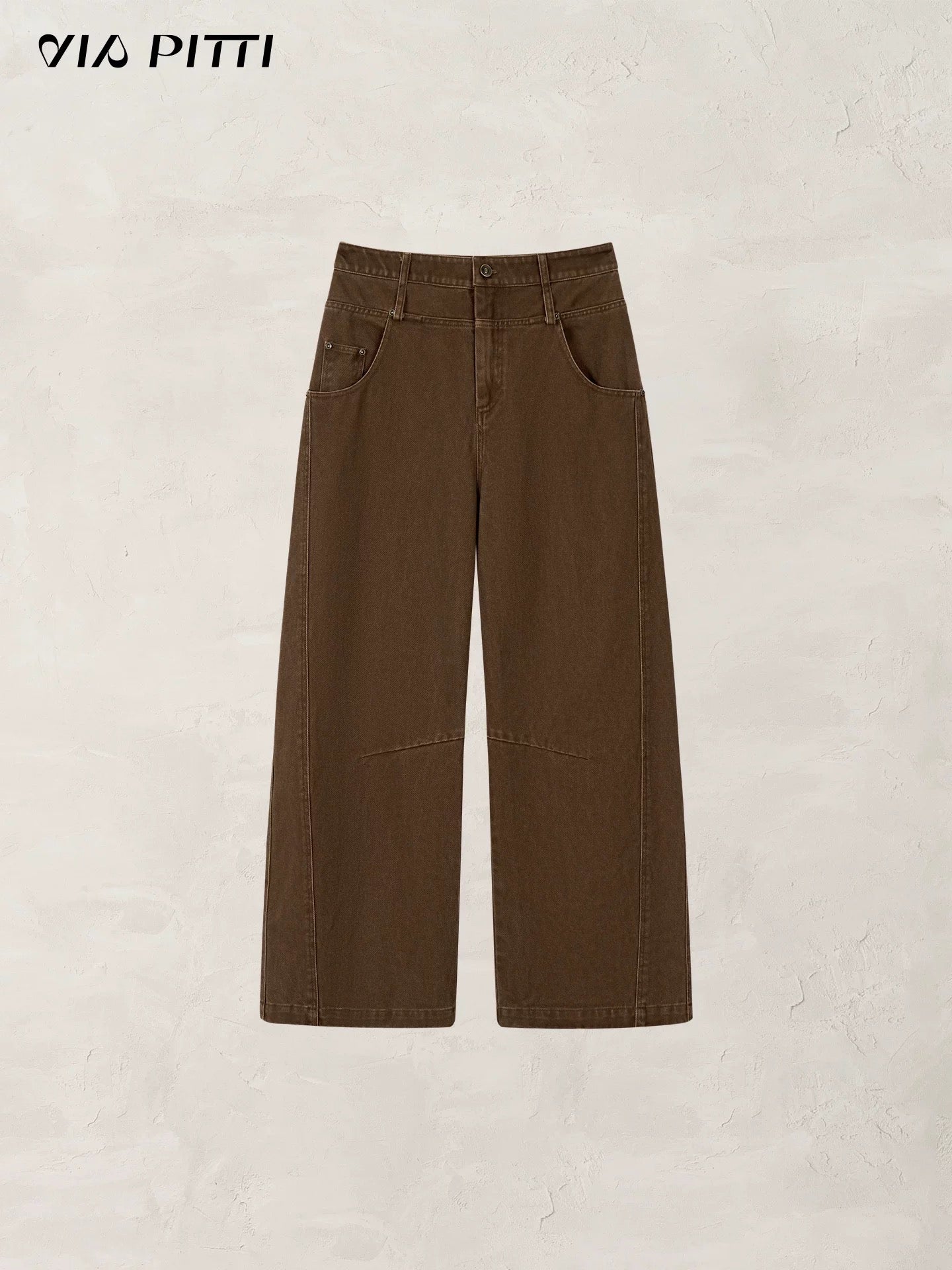 VIA PITTI VIACP519 Retro straight leg casual pants