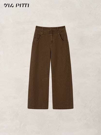 VIA PITTI VIACP519 Retro straight leg casual pants