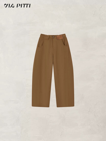 VIA PITTI V24DP253 Casual loose curved knife pants