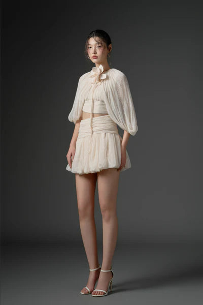 21SIX Qirsh Silk Cut-Out Dress (2color)