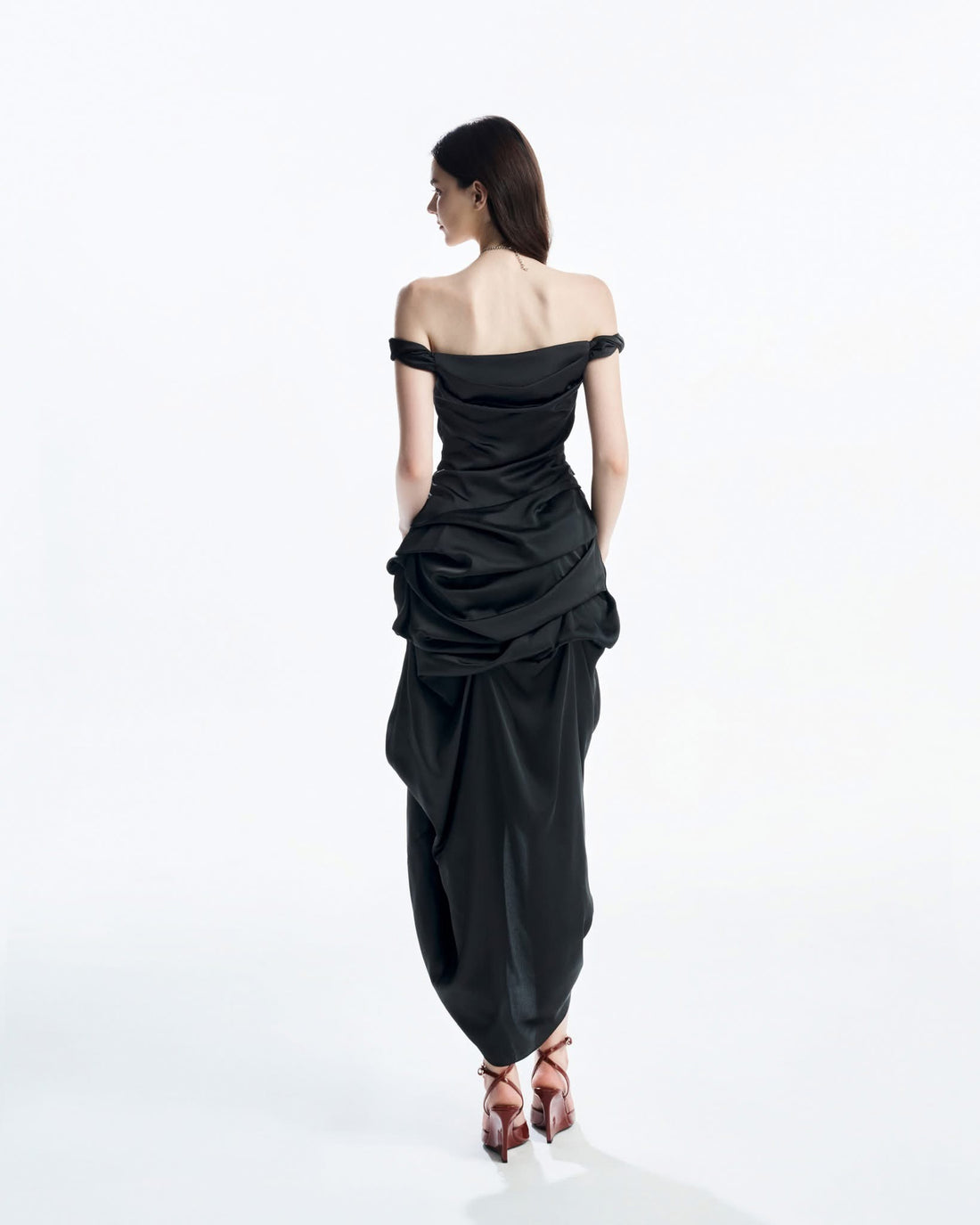 MUST HAVE Asymmetrical Wrap Midi Dress