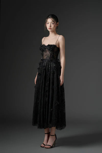 21SIX Ghazal Lace Strappy Dress (3color)