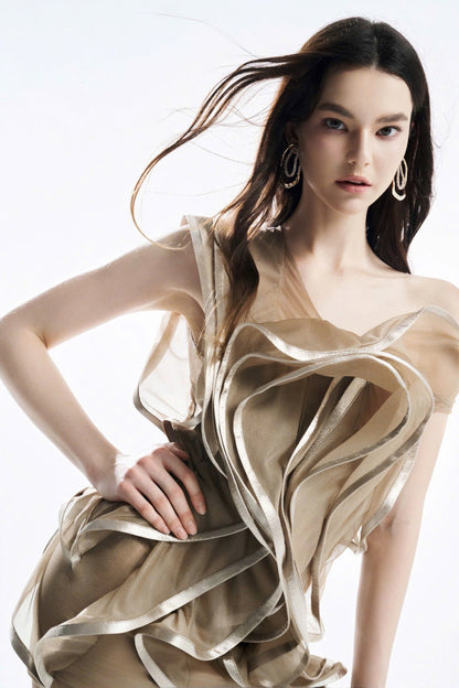 MUST HAVE One-Shoulder Mini Dress