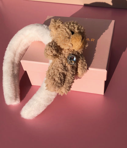 My Rosebar Snow Teddy Headband